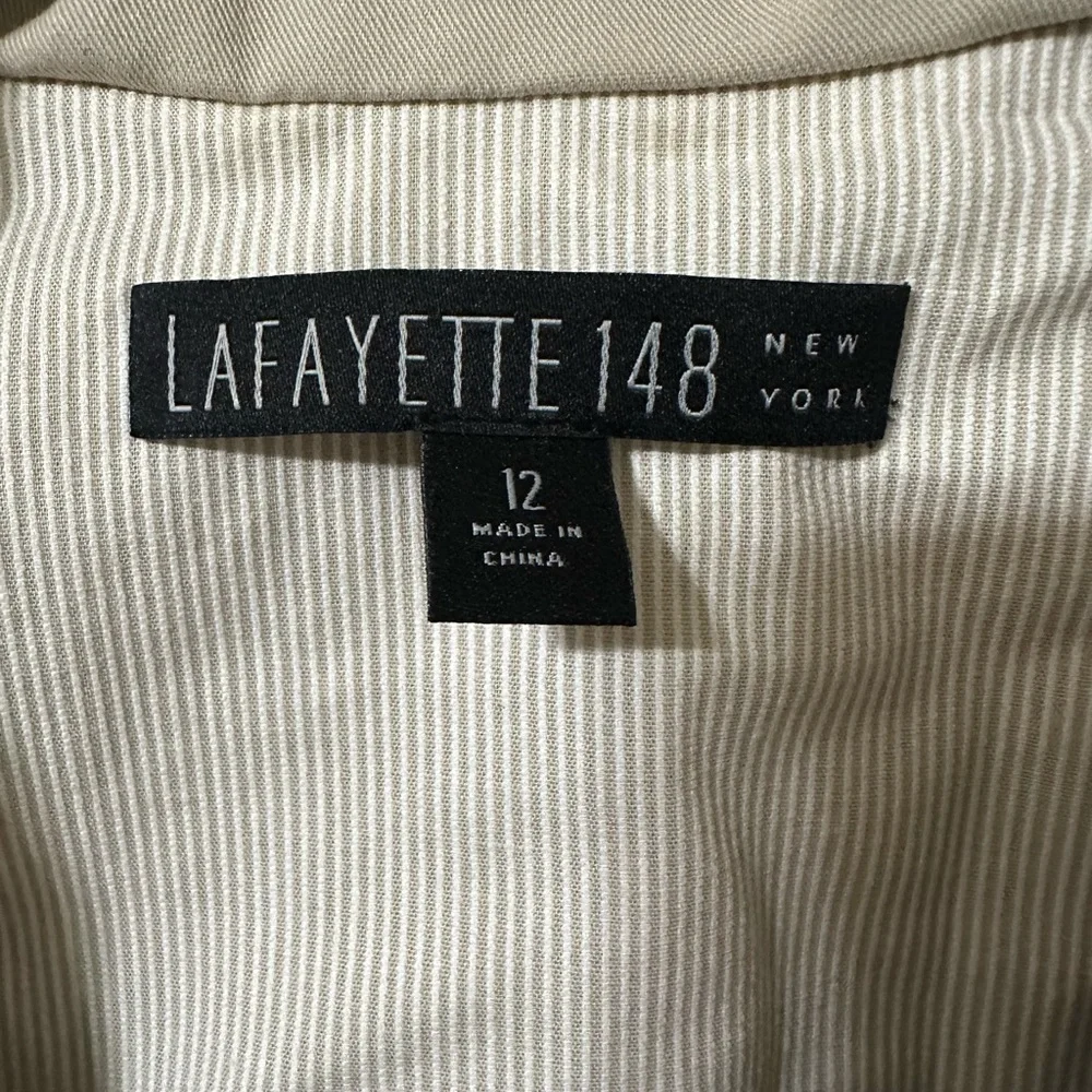 Lafayette 148 Safari Belted Sleeveless Jacket Vest Womens Size 12 - Picture 5 of 10